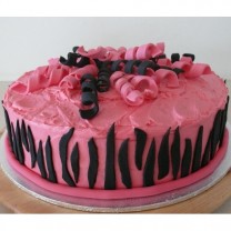 Twirls and Zebra Stripe Cake (D, V)